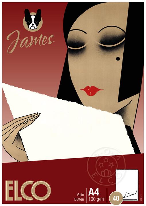 Produktbild Elco James Velin (A4, Blanko, Weicher Einband)