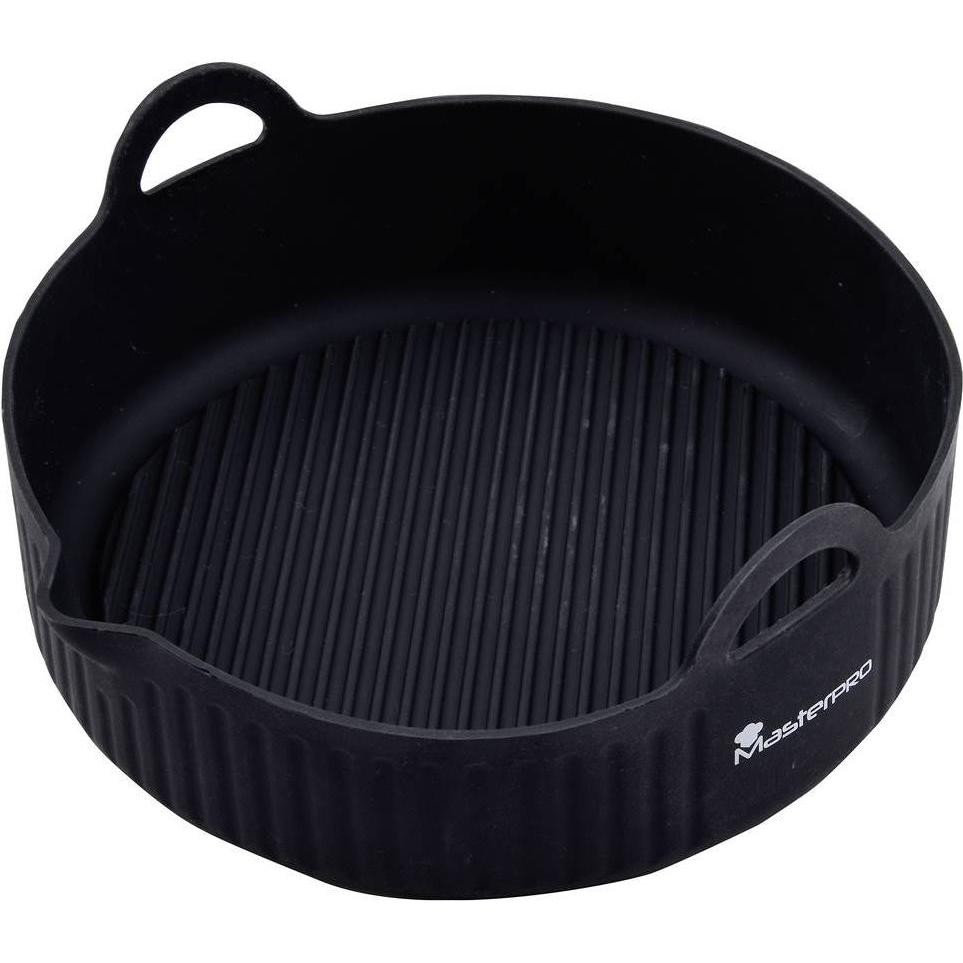 Thumbnail - MasterPRO BGMP-7703 Backform aus Silikon, rund, 18,5 X 19 X 5,5 cm, Backform, Schwarz
