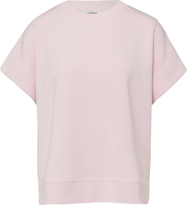 Produktbild s.Oliver Sweatshirt Weiches Scuba-Sweatshirt mit überschnittenen Schultern (42)