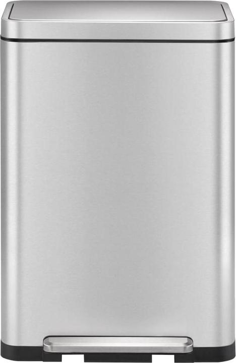 Actual product image EKO Pedal bin X-Cube pedal bin rectangular stainless steel 45 L with extra wide pedal, damped de (45 l)