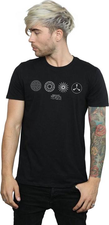 Produktbild Fantastic Beasts Circular Icons TShirt (XXL)