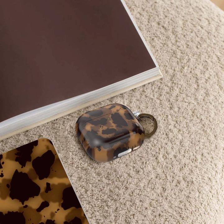 Productafbeelding 4Kom Other goods Tech-Protect Tech-Protect Lamano case for AirPods 4 - brown and black (Hoofdtelefoon hoes)