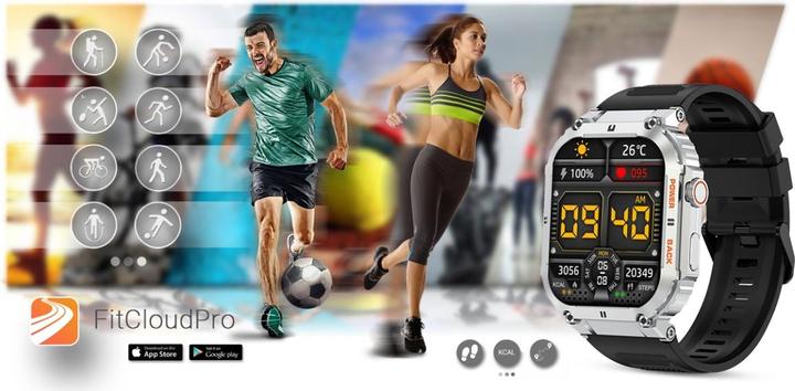 Image du produit Gravity SMARTWATCH MĘSKI GT6-5 - WYKONYWANIE POŁĄCZEŃ, MONITOR SNU (sg020e) (42 mm)