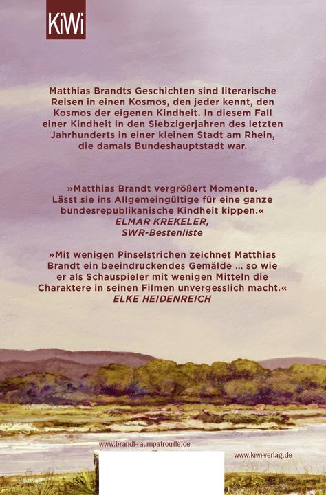 Produktbild Raumpatrouille (Deutsch, Matthias Brandt, 2018)