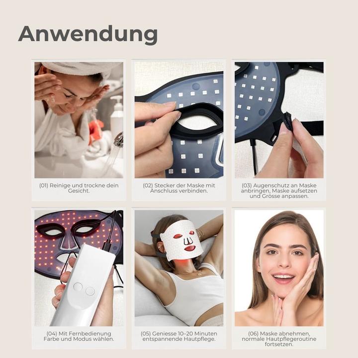 Produktbild Beldura LED Lichttheraphie Gesichtsmaske