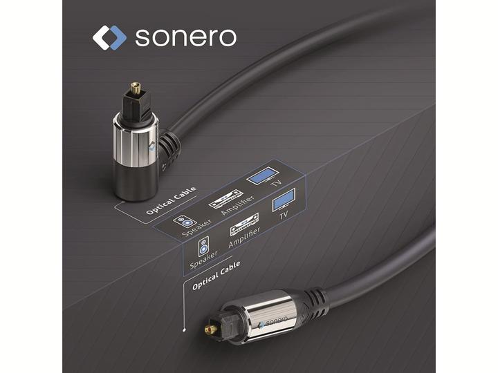 Produktbild Sonero Audio-Kabel Toslink - Toslink 10 m (10 m, Toslink Kabel)