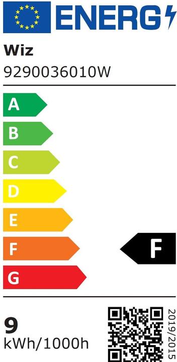 Energy Label WiZ 8720169075610 (E27, 806 lm, 3x)