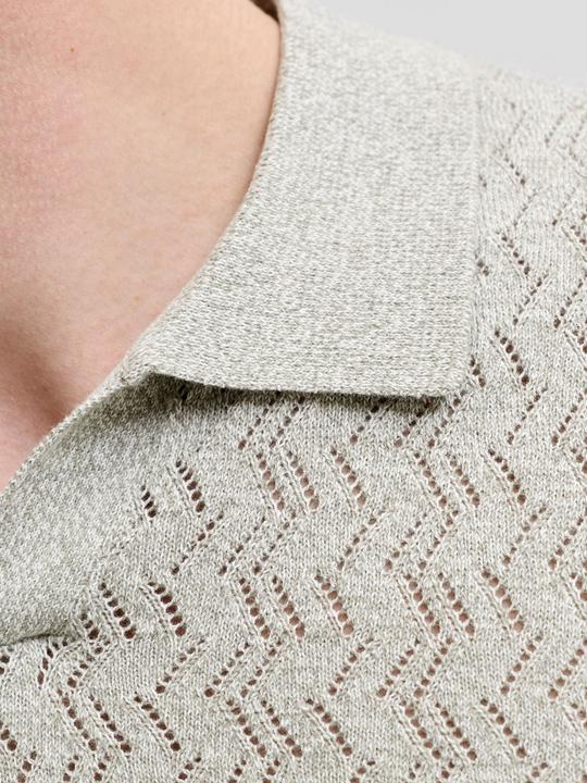 Produktbild Jack & Jones Jortyler Knit Ss Split Neck Polo Sn (M)