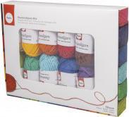 Actual product image Rayher Baumwollgarn Mix 12 Stk. Bunt (48 m)