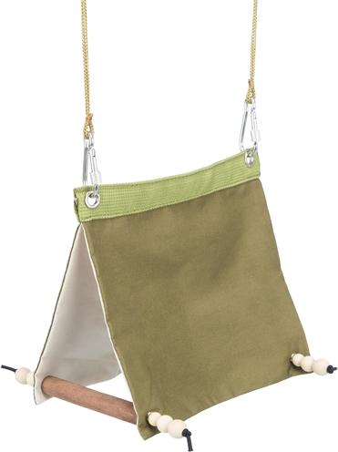 Immagine prodotto Trixie Tenda per uccelli appesa, cotone, 16 × 18 × 20 cm, verde