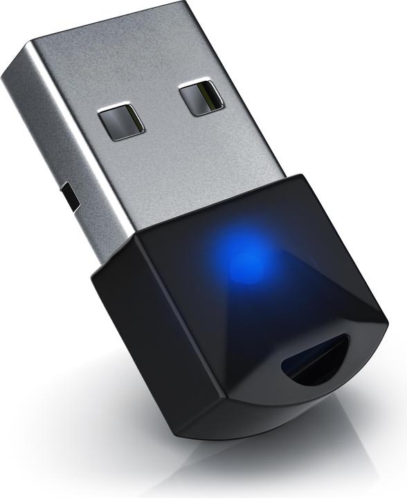Image du produit Aplic Adaptateur USB Bluetooth 5.0 pour PC/ordinateur portable, récepteur/émetteur, dongle compatible (Emetteur & Récepteur)