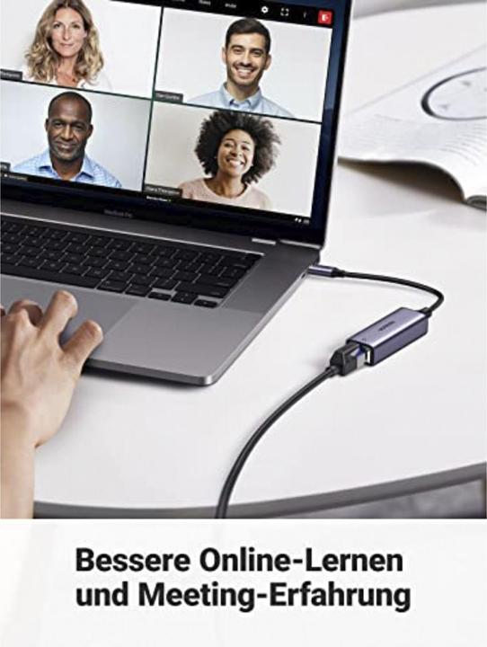 Actual product image Ugreen Gigabit Ethernet Adapter (USB-C 3.1 Gen 1, RJ45 (1x))