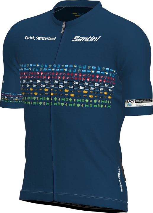 Produktbild Santini Kurzarmtrikot UCI WC 2024 Zürich Unisex (XS)