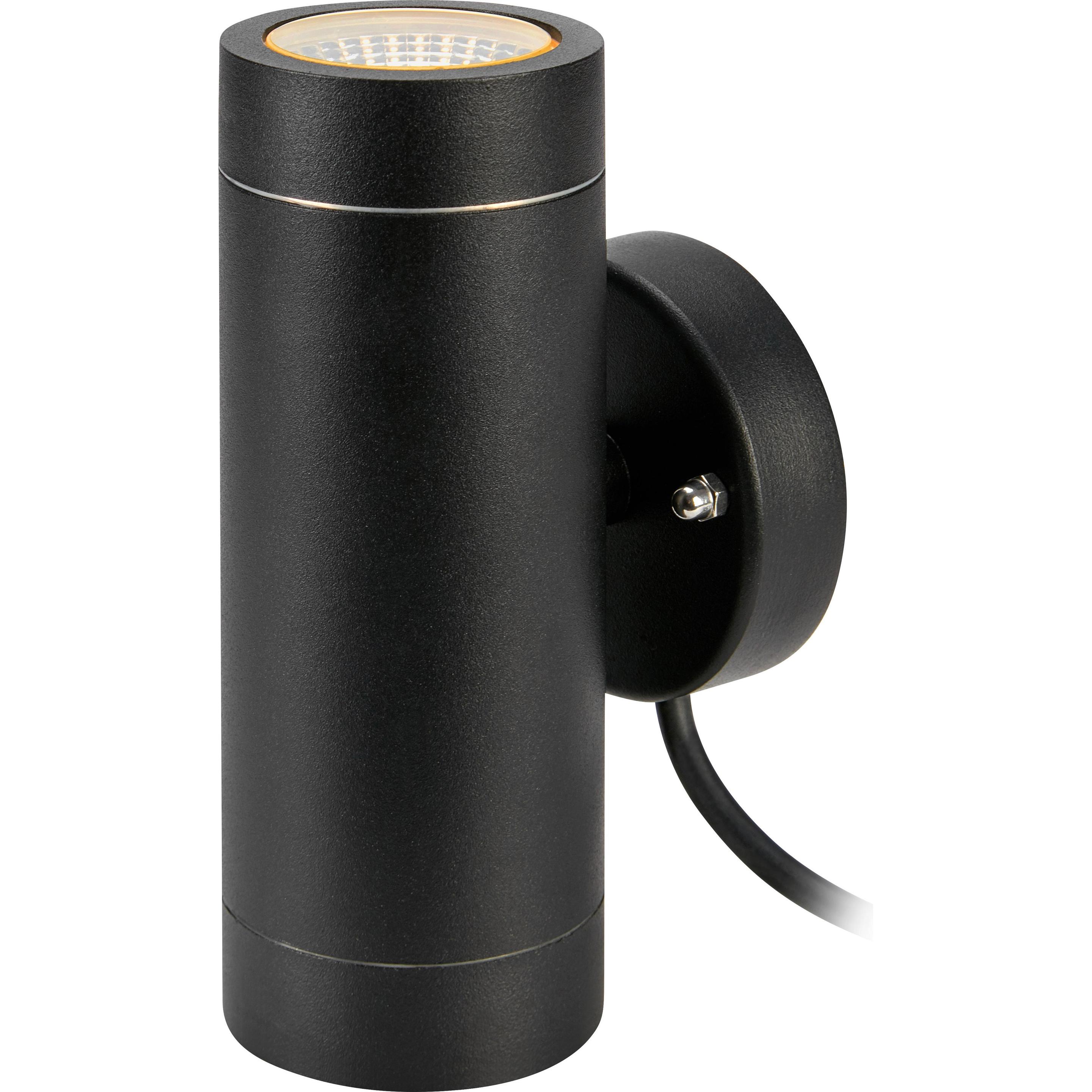 Markslöjd, Illuminazione esterna, GARDEN 24 Cylinder Wall 2L Black