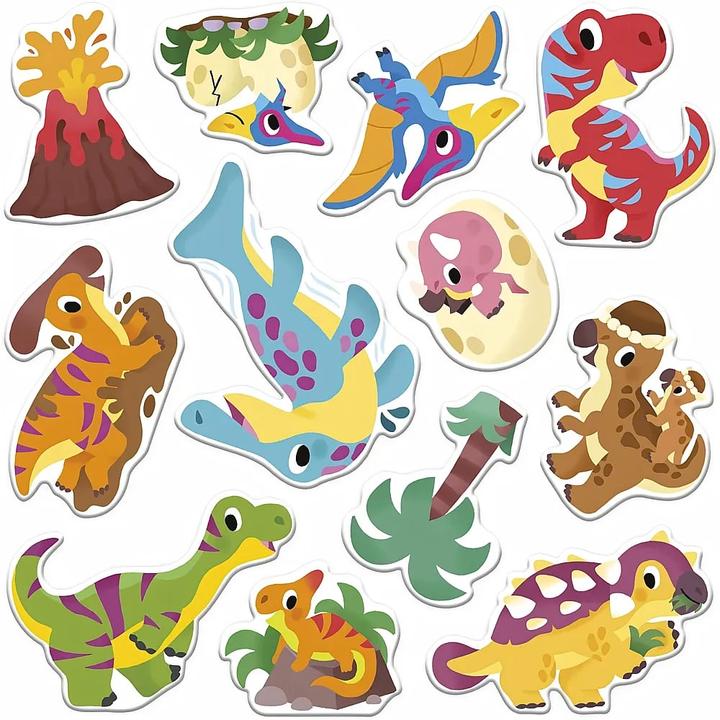 Produktbild Janod Atelier – Wiederverwendbare Dino-Aufkleber