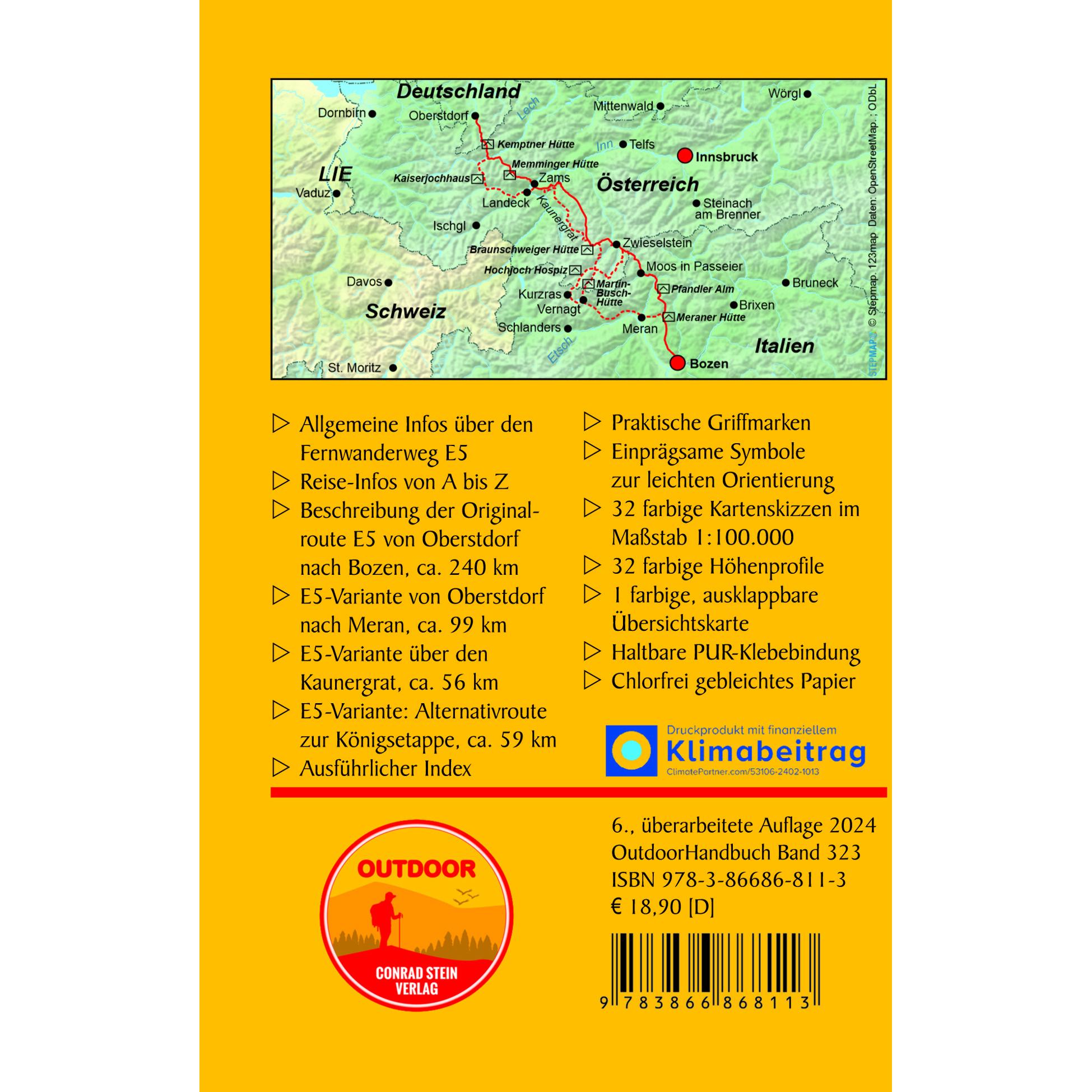 Thumbnail - E5 Oberstdorf - Meran/Bozen, Ratgeber von Christian K. Rupp