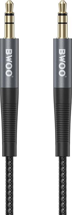 Produktbild Bwoo Aux-Kabel mit Nylongeflecht und Aluminiumlegierung BO-AUX064 3,5 mm auf 3,5 mm (AUX Kabel)