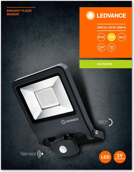 Produktbild Ledvance Endura Flood Sensor (4500 lm, IP44)