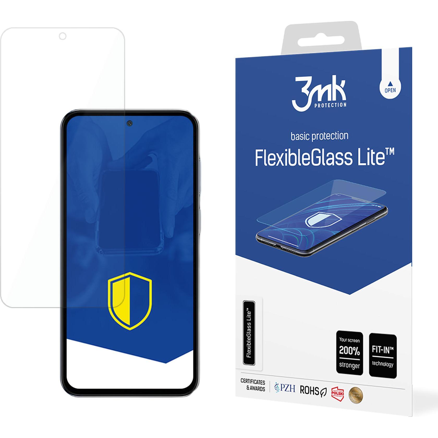 3MK FlexibleGlass Lite Samsung Galaxy M35 Szkło Hybrydowe Lite (1 pz., Samsung Galaxy A35), Pellicola protettiva smartphone