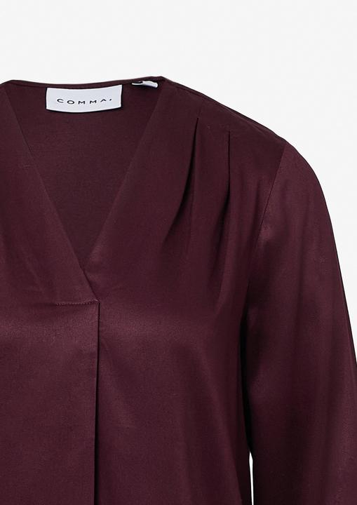 Immagine prodotto Comma Bluse Satinierte Viskose-Bluse mit Faltendetails (32)