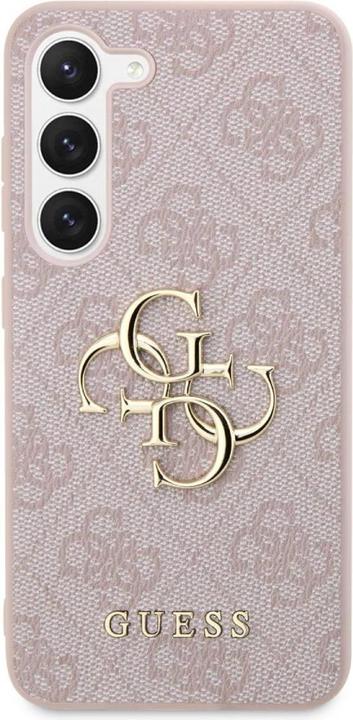 Produktbild Guess 4G Metal Logo Case für Samsung Galaxy S23 - pink (Samsung Galaxy S23)
