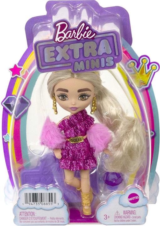 Actual product image Barbie Extra Mini Doll 8 - Gold Crown