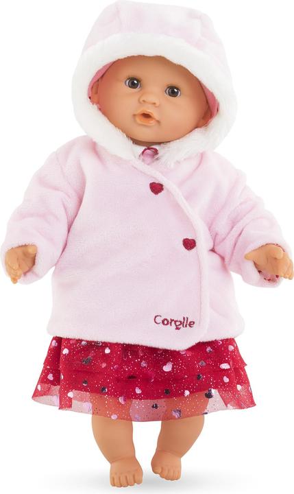 Actual product image Corolle MPP coat, heart leaf