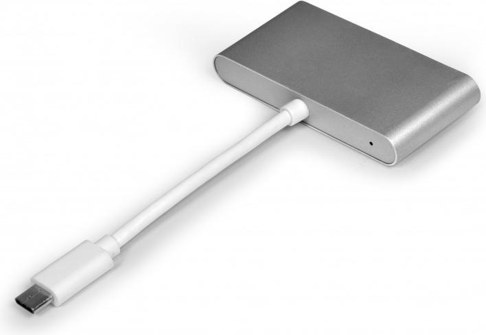 Actual product image Port Designs USB-C hub (USB-C, 3 Ports)