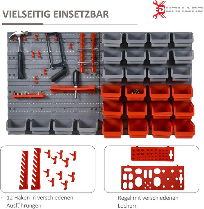 Produktbild Jamb Lochwand mit Stapelboxen