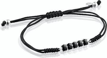 Actual product image Tous - Black string bracelet with teddy bears Mini Color 1001939000