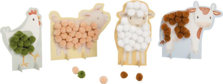 Actual product image Little Dutch Pompom cards Little Farm