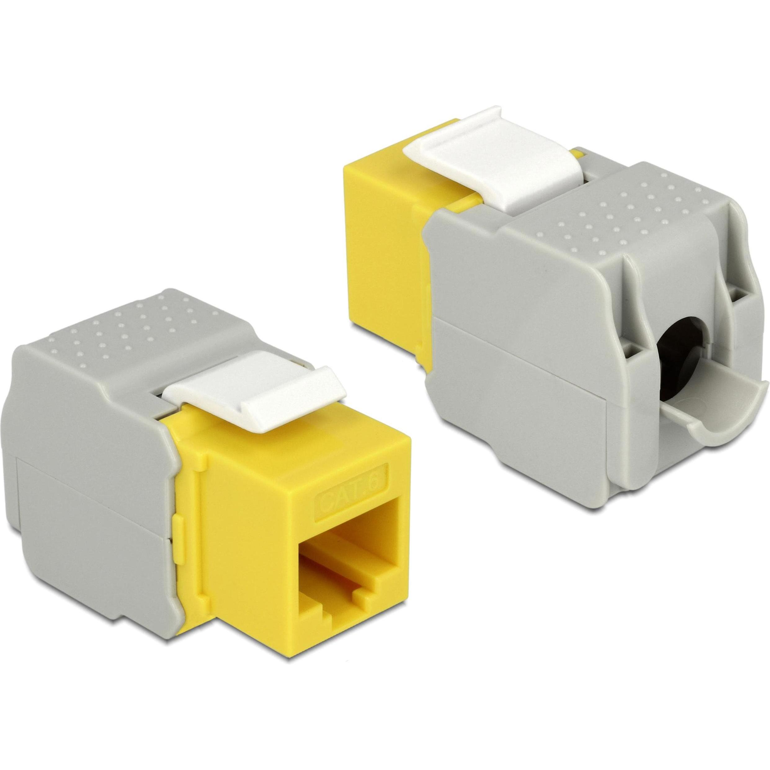 Thumbnail - Delock Keystone Modul Cat.6, UTP, gelb (Keystone Modul), Netzwerk Zubehör