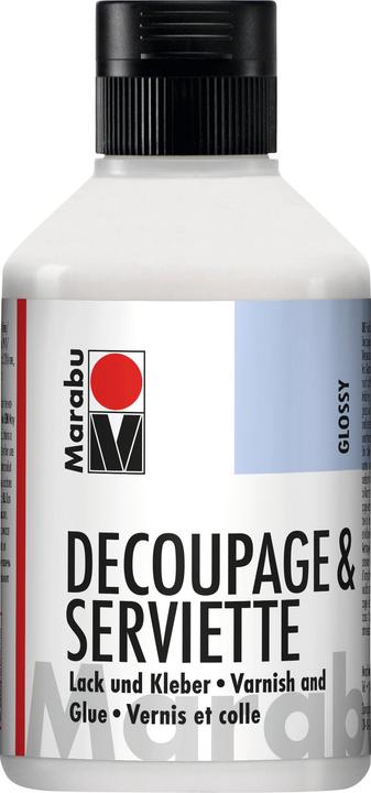 Produktbild Marabu Decoupage Lack und Kleber glänzend 250ml (250 ml)