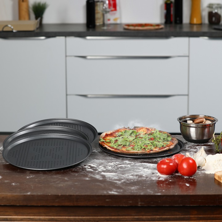 Actual product image Relaxdays Pizza trays set