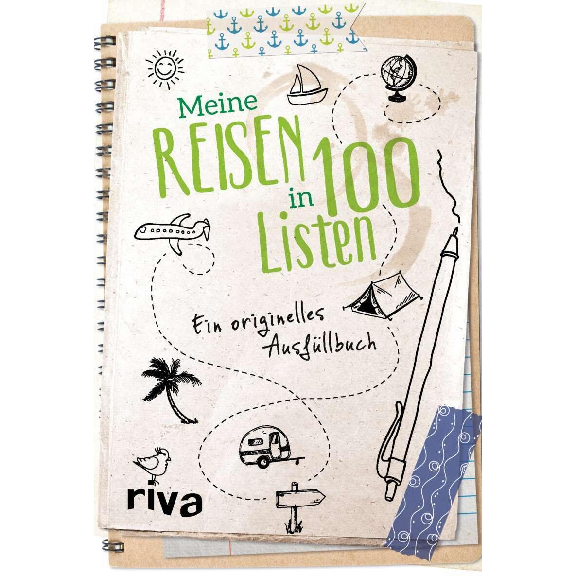 Meine Reisen in 100 Listen, Ratgeber von Riva Verlag