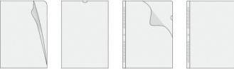 Actual product image Leitz Esselte Premium brochure cover, A4, PP, crystal clear, 0.10 mm open top, document-proof, Euro (A4, 1x)