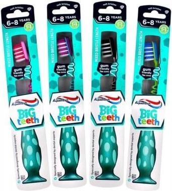 Aquafresh Big Teeth Toothbrush Soft Bristles Toothbrush 1Pc (Weich, 1 x)