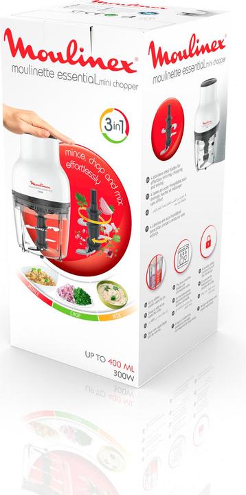 Immagine prodotto Moulinex Tritatutto 3 in 1 (400 ml, 300 W)