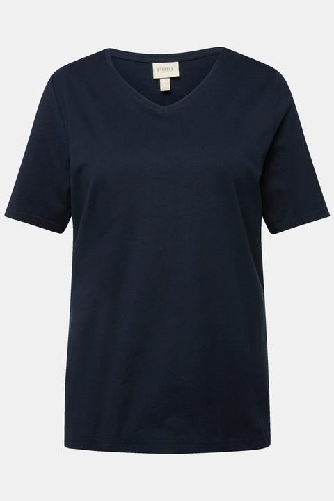 Produktbild Ulla Popken T-Shirts, 2er-Pack, V-Ausschnitt, Halbarm (42, 44)
