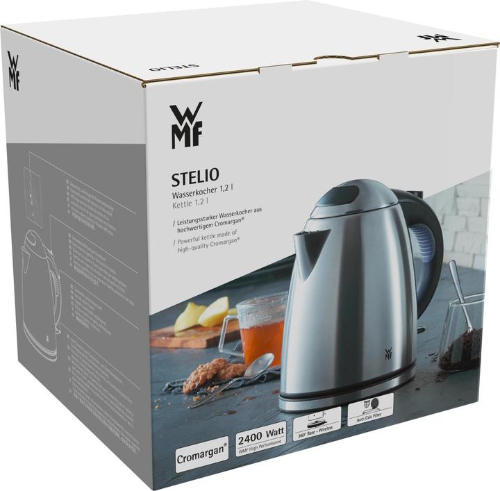 Productafbeelding WMF Stelio 1,2l roestvrijstalen waterkoker (413010012) (1.20 l)