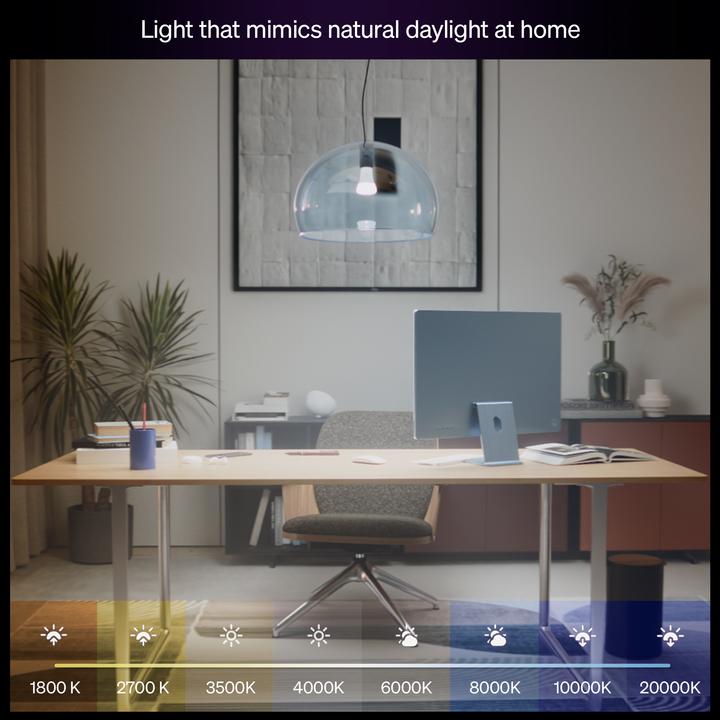Image du produit Philips Hue A60 - A60 pre - 1100 - 2-pak (E27, 8.10 W, 1100 lm, 2 x, D)