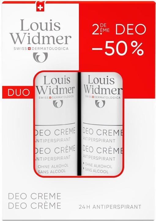 Produktbild Widmer Deo Duo Crem Antipe parf 2x40ml (80 ml)