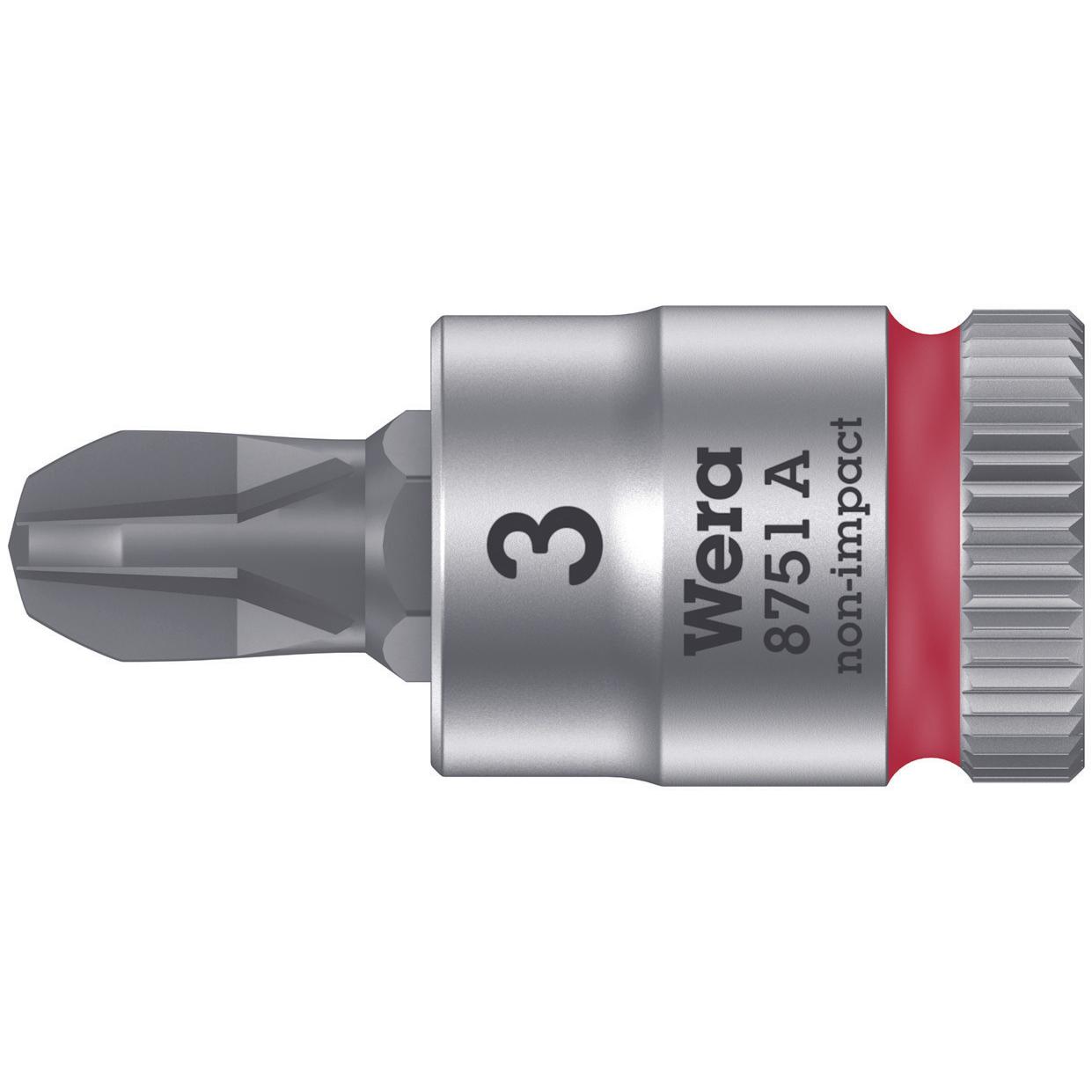 Wera, Steckschlüssel + Stecknuss, 8751 A PH 3 x 28 mm