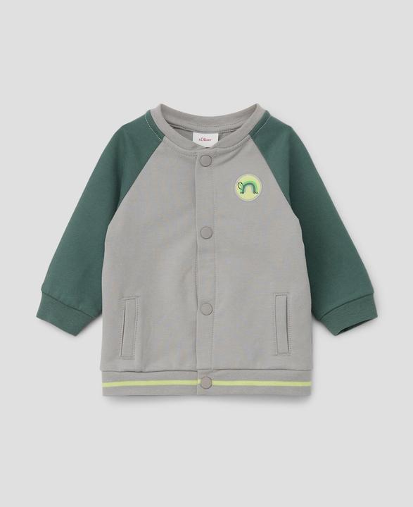 Produktbild s.Oliver Sweatshirt Jacke Sweatjacke im College-Stil (68)