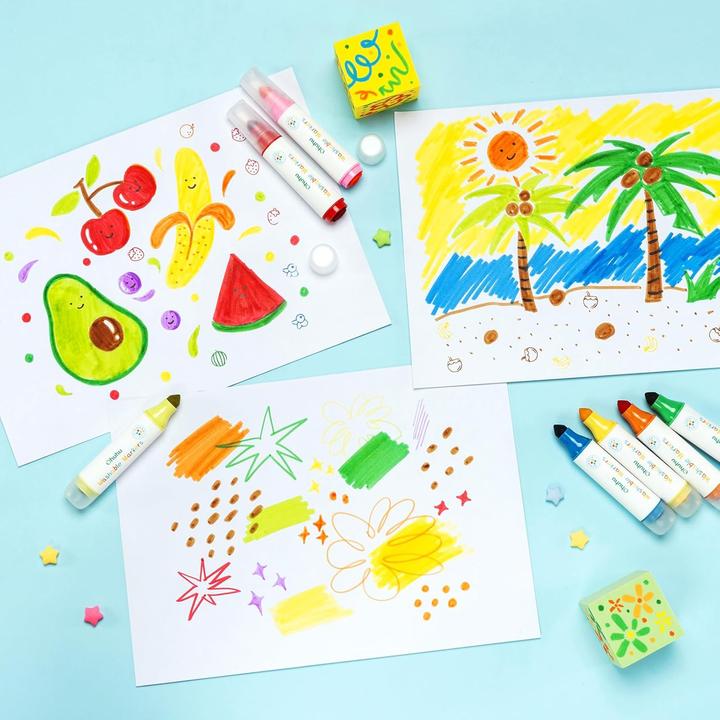 Actual product image Ohuhu Kainani Abwaschbare Marker für Kinder (12 Stk.) (12x)