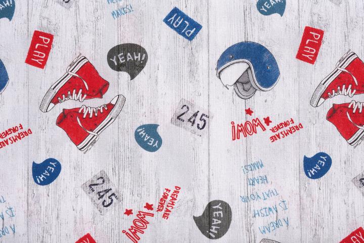 Produktbild VBS Baumwoll-Stoff "Sneaker", 150 cm breit, Meterware