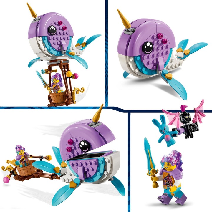 Immagine prodotto LEGO 71472 La mongolfiera di Izzie's Narwhal (71472, LEGO Dreamzzz)