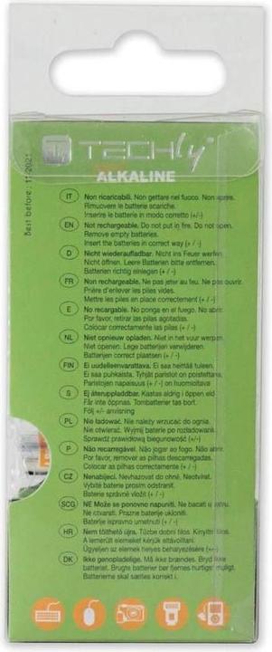 Actual product image Techly LR03 AAA 1.5V Disposable Battery Alkaline (24 pcs., AAA)