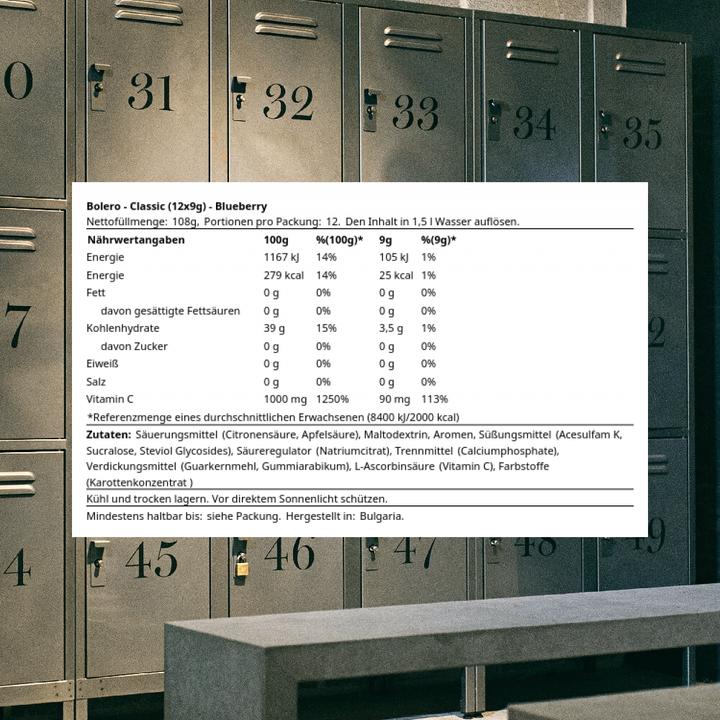 Image du produit Bolero Classic (Myrtille, 12 x)