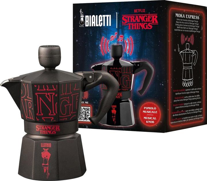 Actual product image Bialetti Stranger Things espresso pot (3 Cups)